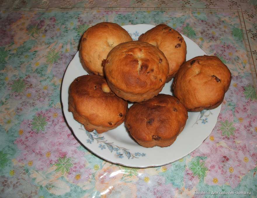 Кексы на дрожжах