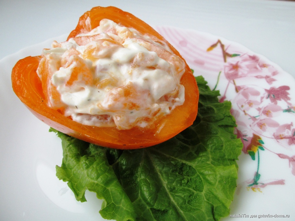 Десерты фаршированная хурма