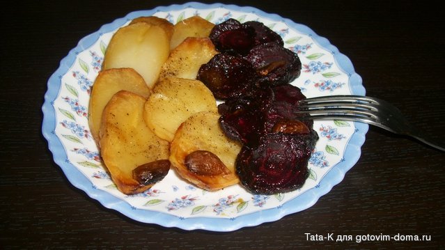 Гарнир из картофеля и свеклы.JPG