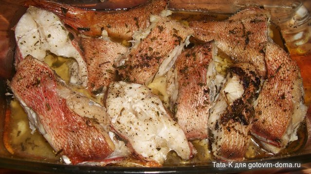 Запеченый морской окунь по-маррокански.JPG