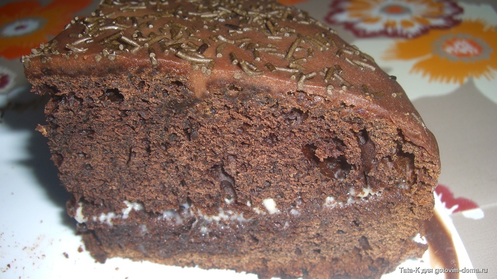 Шоколадный Брауни из свеклы