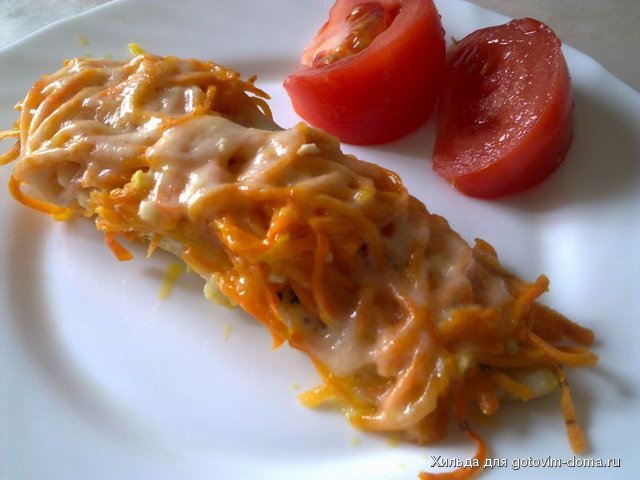 Куриное филе с корейской морковью и моцареллой.jpg