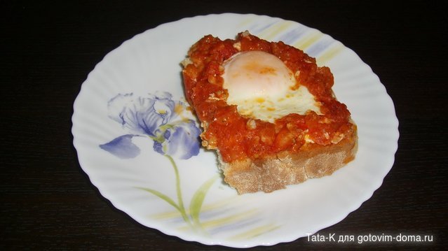 Uova Al Pomodoro - яичница с помидорами по-итальянски.JPG