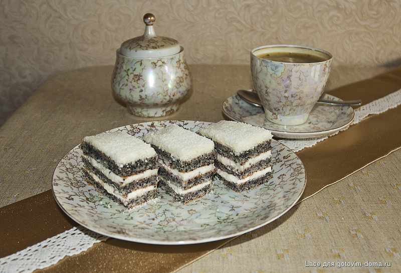 Маковый торт царица Эстер