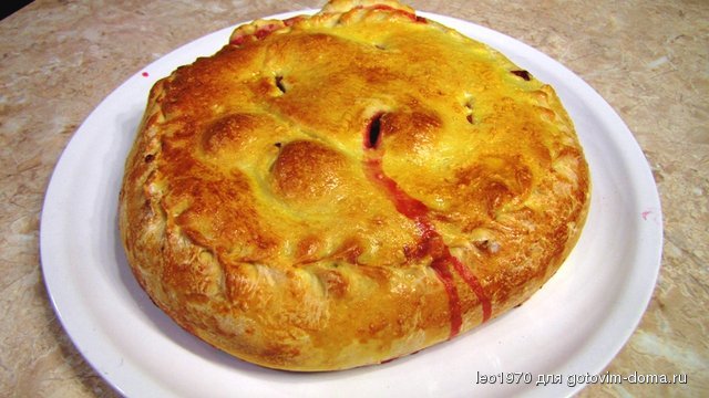 пирог с замороженными фруктами.JPG