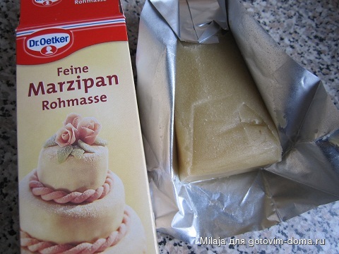 Торт ананас с марципаном