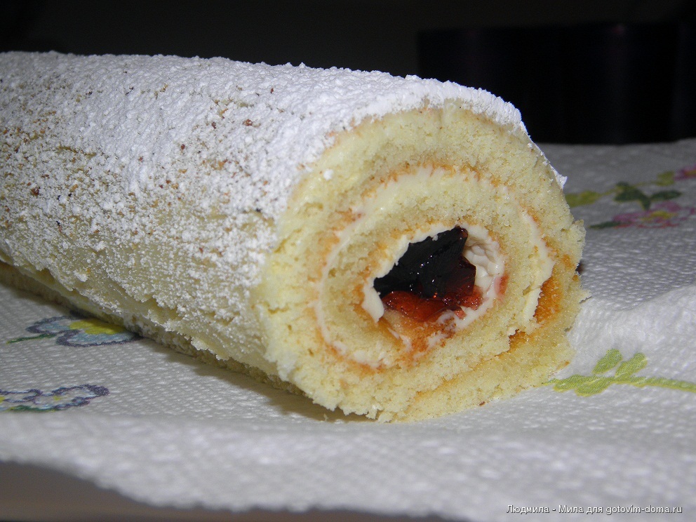Рулет с маскарпоне