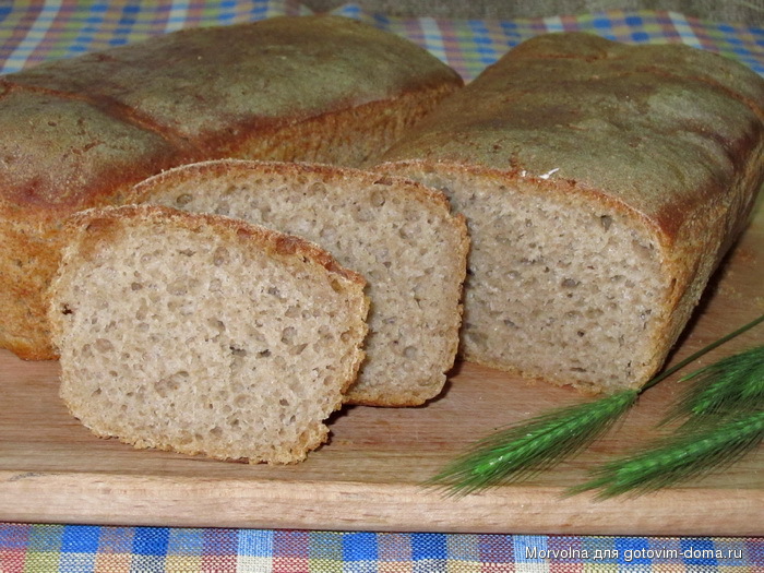Бездрожжевой хлеб в духовке без закваски