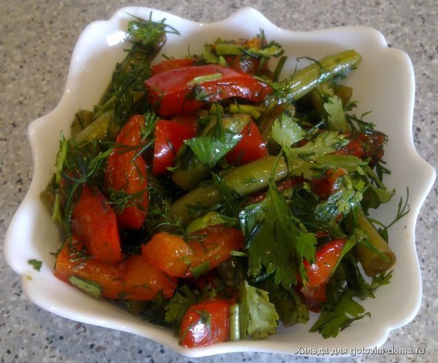 Закуска из стручковой зелёной фасоли по-армянски.jpg