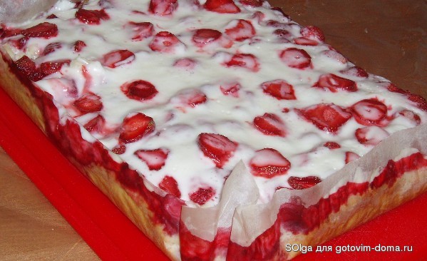 Клубничный пирог и Монблан