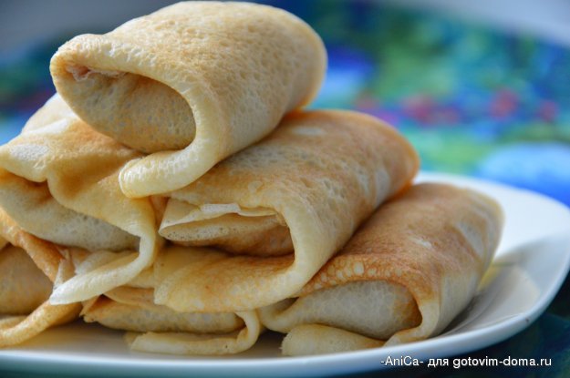 Блины фаршированные мясом.JPG