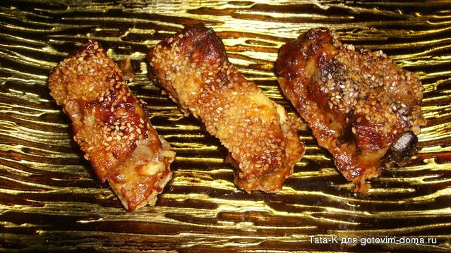 Свиные ребрышки с кунжутом.JPG