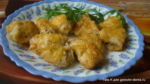 Куриное филе маринованное в йогурте и запечённое в пармезане.JPG