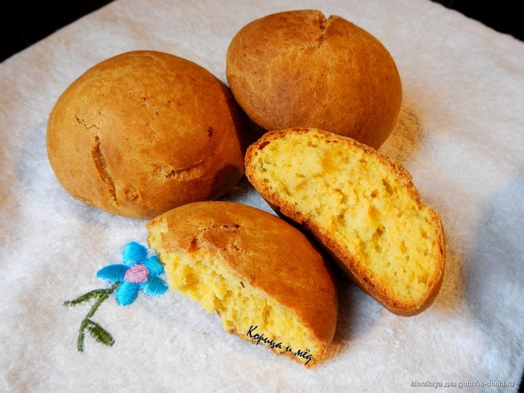 Тыквенно морковные булочки