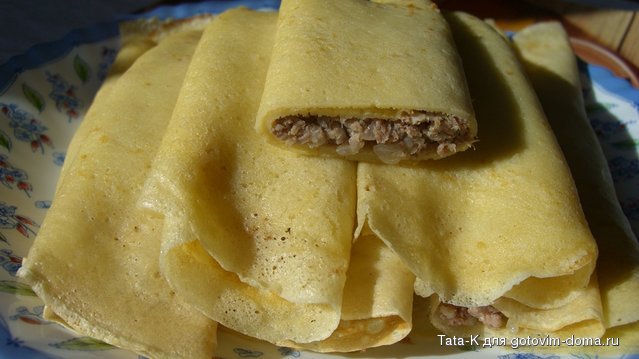 Блинчики с куриными потрошками.JPG