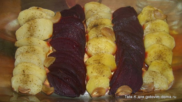Гарнир из картофеля и свеклы.JPG
