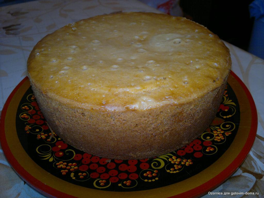 Медовик в мультиварке
