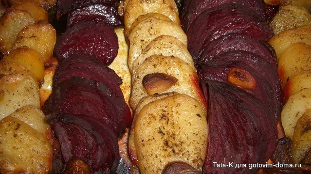 Гарнир из картофеля и свеклы.JPG