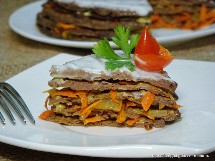 Печеночный торт Утконос
