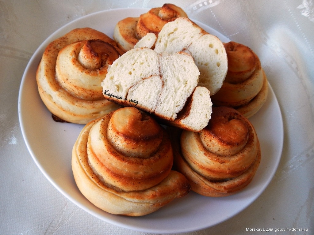 Булочки на ряженке в духовке