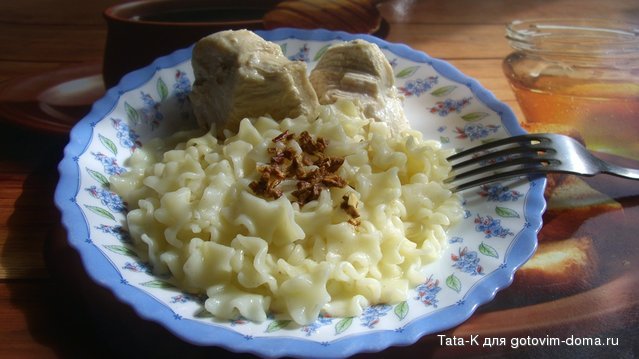 Спагетти с чесноком и куриное филе.JPG