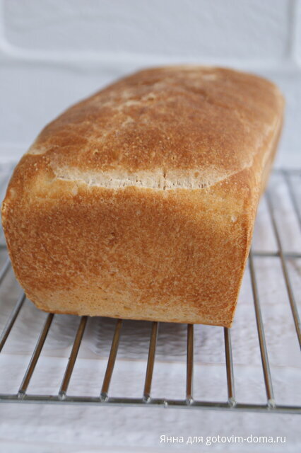 Пшеничный хлеб на ночной опаре.JPG