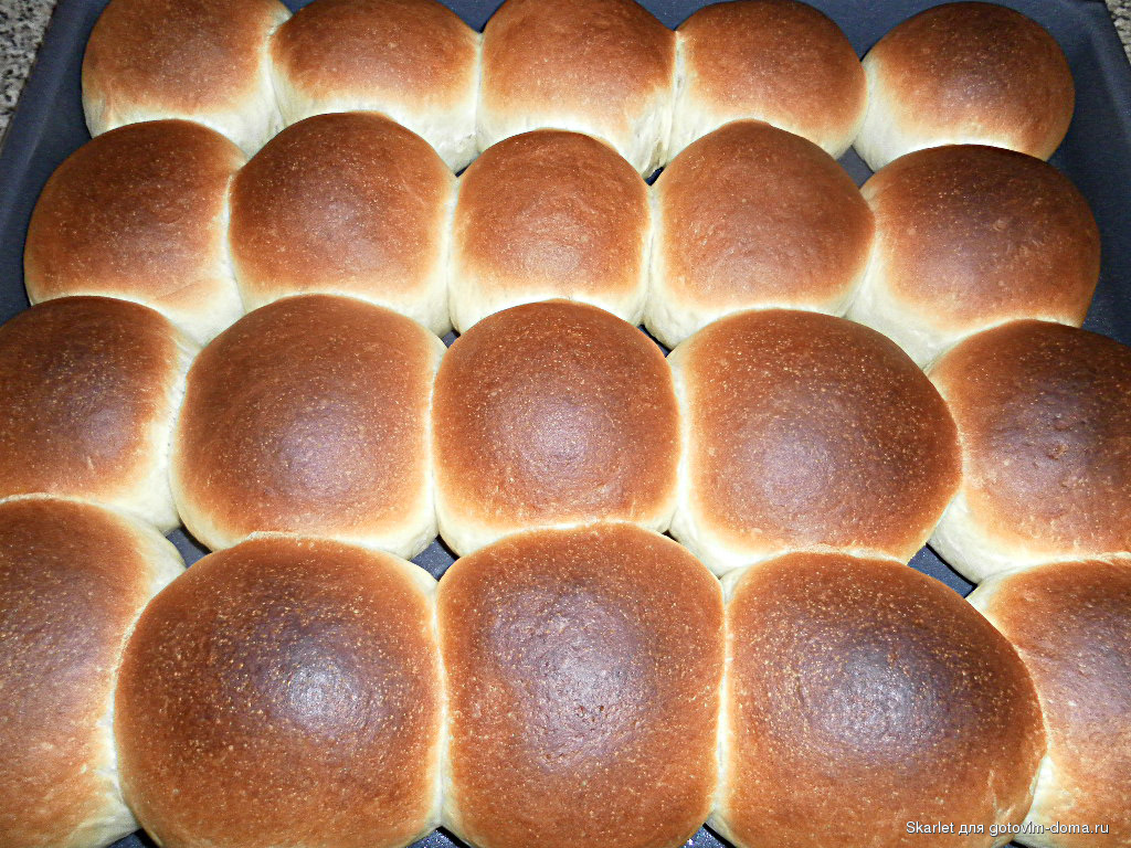 Круглые булочки