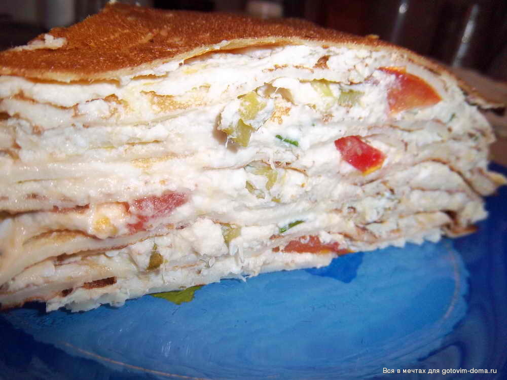 Рязанский блинчатый пирог