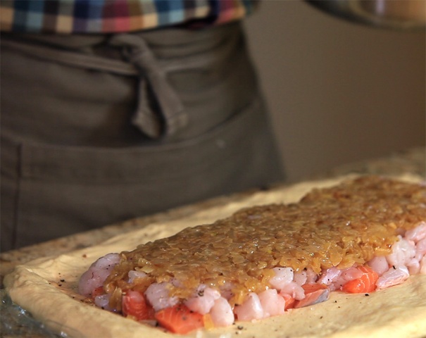 Рыбная кулебяка
