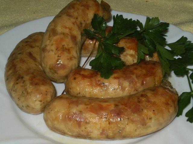 Куриные сардельки ..