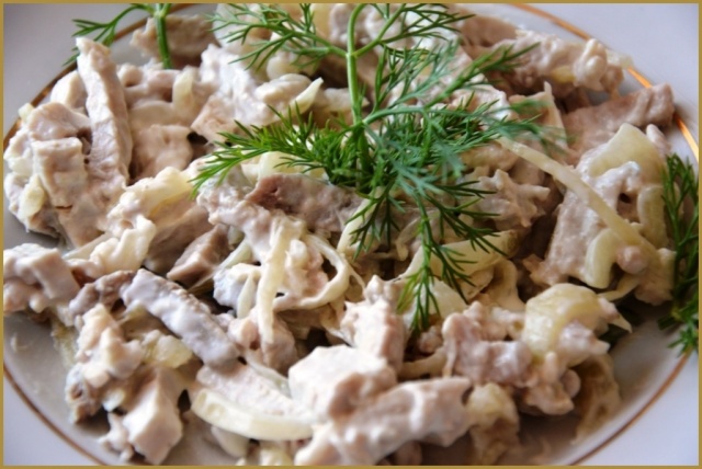 Салат "Мясо по-русски"