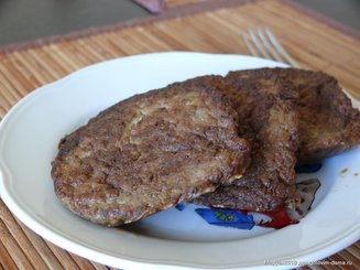 Печёночные котлеты с гречневой мукой