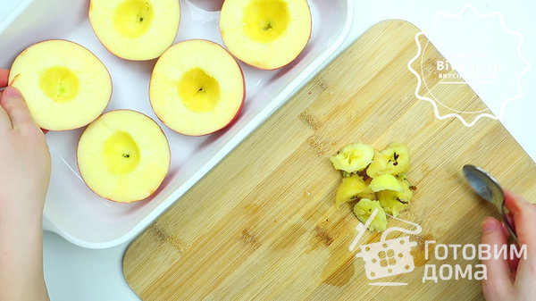 Запеченные яблоки синнабон фото к рецепту 1