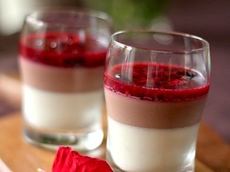 Панна котта с амаретто и эспрессо