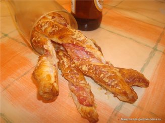Язычки с беконом