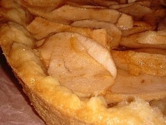 Французский яблочный флан