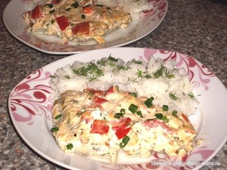 Рис с чесноком и сливочным маслом
