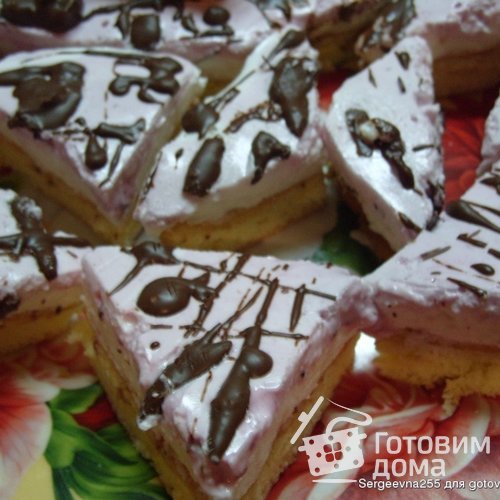 Пирожные (торт-суфле)  &quot;Птичье молоко&quot;