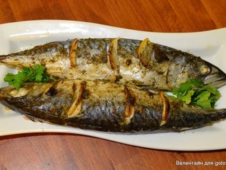 Скумбрия в духовке