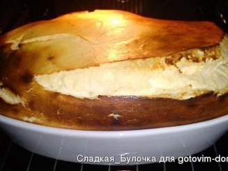 Творожная запеканка с кукурузной мукой