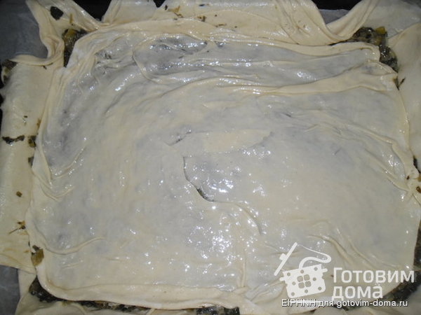 Деревенское тесто Филло и Хортопита (травяной пирог) фото к рецепту 5