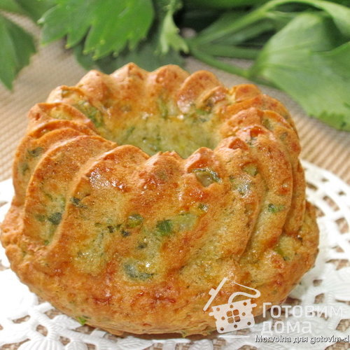 Маффины с сыром и зеленью
