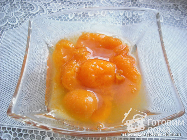 Компот из персиков или абрикосов, приготовленный в духовке фото к рецепту 1