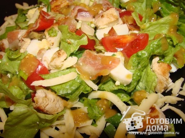 Американский салат &quot;Кобб&quot; - Cobb Salad фото к рецепту 7