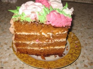 Медовик в мультиварке