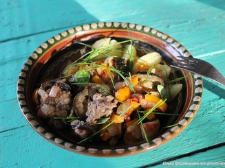 Баклажаны с мясным фаршем по-турецки