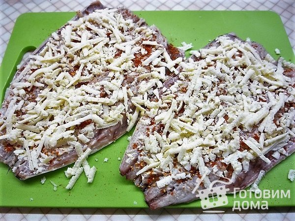Запеченная скумбрия с кабачками и помидорами черри фото к рецепту 5