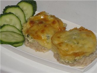 Праздничные медальоны с курицей и грибным паштетом