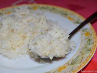 Рис с чесноком и сливочным маслом