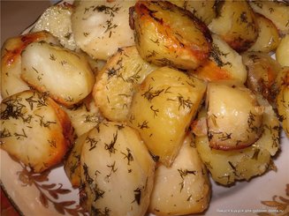 Картофель, запеченный в "пакете"